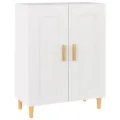 Buffet Blanc 69,5x34x90 cm Bois d'ingénierie