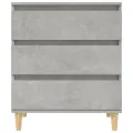 Buffet Gris béton 60x35x70 cm Bois d'ingénierie