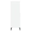 Buffet haut Blanc 60x36x110 cm Bois d'ingénierie