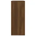 Buffet Chêne marron 60x30x75 cm Bois d'ingénierie