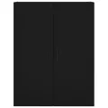 Armoire murale noir 69,5x34x90 cm