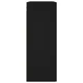 Armoire murale noir 69,5x34x90 cm