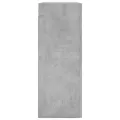Armoire murale gris béton 69,5x34x90 cm