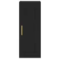 Armoire murale noir 34,5x34x90 cm bois d'ingénierie