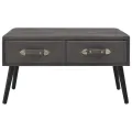 Table basse Gris 80x40x46 cm Similicuir