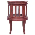 Armoire de vitrine Marron 50x50x76 cm Bois d'acajou massif