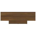 Table basse Chêne marron 85x55x31 cm Bois d'ingénierie