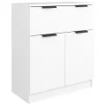 Buffet Blanc 60x30x70 cm Bois d'ingénierie