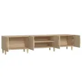 Meubles TV chêne sonoma 180x31,5x40 cm bois d'ingénierie