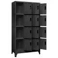Armoire à casiers Anthracite 90x45x180 cm Acier