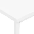 Bureau industriel avec tiroirs Blanc 105x52x75 cm Acier