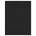 Armoire murale noir 69,5x34x90 cm bois d'ingénierie