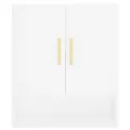 Armoire murale blanc 60x31x70 cm bois d'ingénierie
