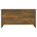 Table basse Chêne fumé 102x55,5x52,5 cm Bois d'ingénierie