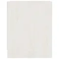 Tables de chevet 2 pcs Blanc 35,5x33,5x41,5 cm Pin massif
