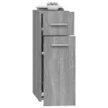 Armoire apothicaire Sonoma gris 20x45,5x60 cm Bois d'ingénierie