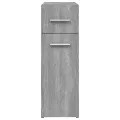 Armoire apothicaire Sonoma gris 20x45,5x60 cm Bois d'ingénierie