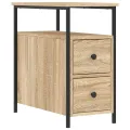 Tables de chevet 2 pcs chêne sonoma 30x60x60 cm bois ingénierie