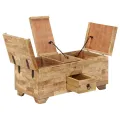 Table basse Bois de manguier massif 80 x 40 x 35 cm