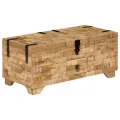 Table basse Bois de manguier massif 80 x 40 x 35 cm