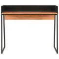 Bureau Noir et marron 90x60x88 cm