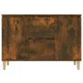 Buffet Chêne fumé 103,5x35x70 cm Bois d'ingénierie