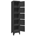 Armoire à casiers Anthracite 38x40x180 cm Acier