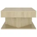 Table basse Chêne sonoma 57x57x30 cm Aggloméré