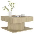 Table basse Chêne sonoma 57x57x30 cm Aggloméré