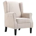 Fauteuil Beige Tissu