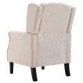 Fauteuil Beige Tissu