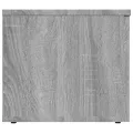 Meuble TV Sonoma gris 80x34x30 cm Bois d'ingénierie