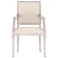 Chaise de canapé beige 54x59x99 cm lin