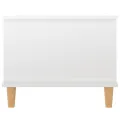 Table basse Blanc brillant 90x50x40 cm Bois d'ingénierie