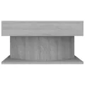 Table basse Sonoma gris 57x57x30 cm Bois d'ingénierie