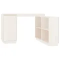 Bureau Blanc 110x50x75 cm Bois massif de pin