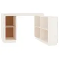 Bureau Blanc 110x50x75 cm Bois massif de pin