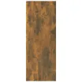 Table console Chêne fumé 78x30x80 cm Bois d'ingénierie