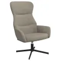 Chaise de relaxation Gris clair Velours