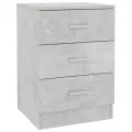 Table de chevet Gris béton 38 x 35 x 56 cm Aggloméré