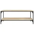 Table basse Chêne sonoma 80x50x40 cm Bois d'ingénierie