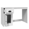 Bureau avec tiroir blanc 115x50x75 cm bois d'ingénierie