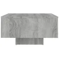 Table basse Sonoma gris 60x60x31,5 cm Bois d'ingénierie