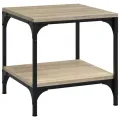 Tables d'appoint 2 pcs Chêne sonoma 40x40x40 cm Bois ingénierie