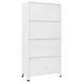 Armoire à casiers Blanc 90x40x180 cm Acier