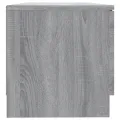 Meuble TV Sonoma gris 80x35x36,5 cm Bois d'ingénierie