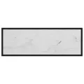 Table console Blanc 100x35x75 cm Verre trempé