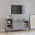 Meuble TV Sonoma gris 100x35x55 cm Bois d'ingénierie