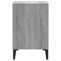 Meuble TV Sonoma gris 100x35x55 cm Bois d'ingénierie