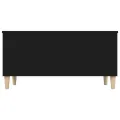 Table basse Noir 90x44,5x45 cm Bois d'ingénierie
